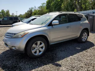 2007 Nissan Murano SL with VIN JN8AZ08T27W502822, listed as a Copart auction lot 52360265 with 133,853 mi miles and Clean Title. Bid and sale history available at carsss.com. Image 1.