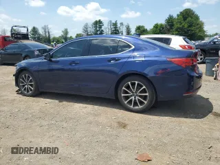 2015 Acura TLX Technology with VIN 19UUB2F55FA020498, listed as a Copart auction lot 61616285 with 124,970 mi miles and Salvage title. Bid and sale history available at DreamBid. Image 2.