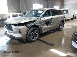 2024 Infiniti QX60 Luxe с VIN 5N1DL1FS2RC342984, выставлен на аукционе IAAI как лот 41435087 с пробегом 18 142 миль миль и . История ставок и продаж доступна на DreamBid. Изображение 18.