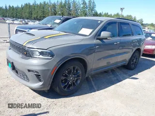 2022 Dodge Durango R/T with VIN 1C4SDJCT9NC230716, listed as a IAAI auction lot 42676407 with 21,791 mi miles and . Bid and sale history available at DreamBid. Image 2.