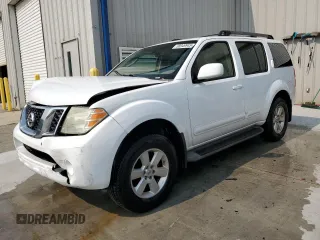 2008 Nissan Pathfinder LE z VIN 5N1AR18U88C666343, wystawiony jako Copart lot #58949945 z przebiegiem 176 936 mil mil oraz Szkoda całkowita • Salvage title. Historia ofert i sprzedaży dostępna na DreamBid. Obrazek 1.