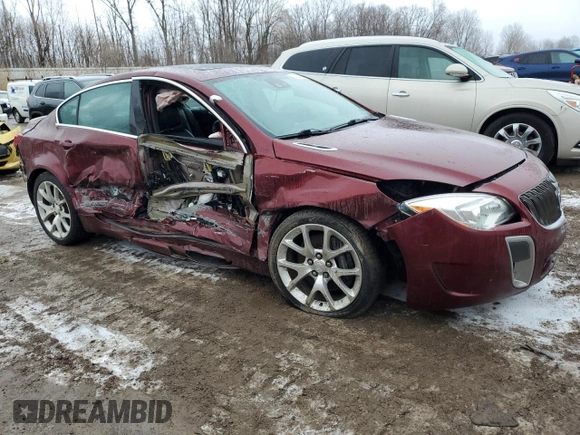 2017 Buick Regal GS with VIN 2G4GU5GX7H9149781, listed as a Copart auction lot 42789695 with 131,474 mi miles and Clean Title. Bid and sale history available at DreamBid. Image 4.