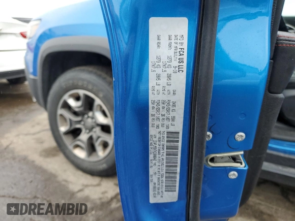 2019 Jeep Cherokee Trailhawk with VIN 1C4PJMBX7KD308842, listed as a Copart auction lot 59807225 with 65,908 mi miles and Clean title. Bid and sale history available at DreamBid. Image 13.