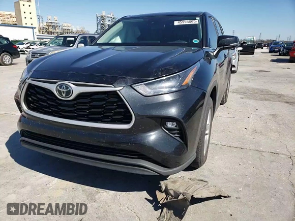 2022 Toyota Highlander LE z VIN 5TDZZRAH4NS553356, wystawiony jako Copart lot #45994865 z przebiegiem 32 790 mil mil oraz Szkoda całkowita • Salvage title. Historia ofert i sprzedaży dostępna na DreamBid. Obrazek 12.