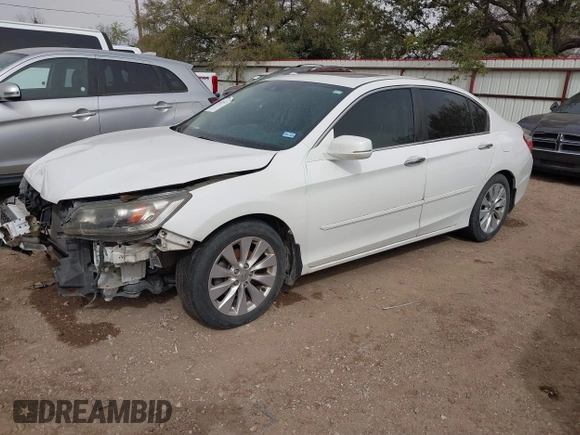 2014 Honda Accord EX-L with VIN 1HGCR2F86EA163363, listed as a IAAI auction lot 41825571 with 66,569 mi miles and . Bid and sale history available at carsss.com. Image 18.