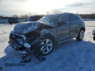 2023 Audi Q5 S line Premium Plus with VIN WA1EAAFY2P2180824, listed as a Copart auction lot 41859325 with 28,491 mi miles and Salvage Title. Bid and sale history available at carsss.com. Image 1.