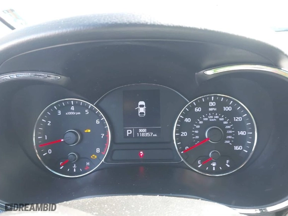 2015 Kia Forte Koup SX with VIN KNAFZ6A38F5263759, listed as a IAAI auction lot 41132863 with 118357 miles. Bid and sale history available at carsss.com. Image 7.