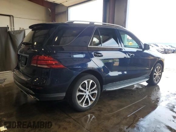 2017 Mercedes-Benz GLE 350 with VIN 4JGDA5HB8HA866029, listed as a Copart auction lot 62630215 with 29,268 mi miles and Salvage title. Bid and sale history available at DreamBid. Image 3.
