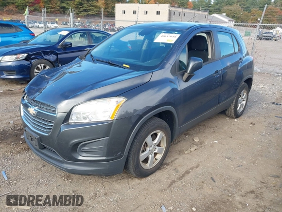 2016 Chevrolet Trax LS with VIN 3GNCJNSB3GL224437, listed as a IAAI auction lot 40637048 with 74,457 mi miles. Bid and sale history available at carsss.com. Image 17.