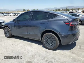 2024 Tesla Model Y Long Range with VIN 7SAYGDEE6RA226035, listed as a Copart auction lot 52539375 with 14,220 mi miles and Salvage title. Bid and sale history available at DreamBid. Image 2.