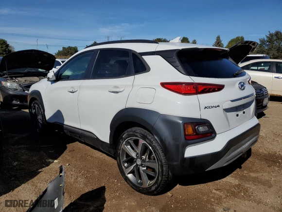 2019 Hyundai Kona Limited with VIN KM8K3CA58KU380742, listed as a Copart auction lot 76510664 with 60,852 mi miles and Salvage Title. Bid and sale history available at carsss.com. Image 2.