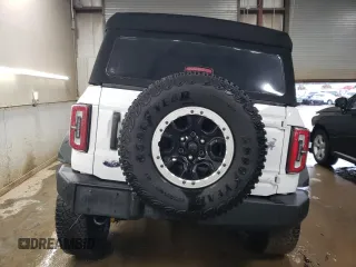 2021 Ford Bronco with VIN 1FMEE5DP2MLA96905, listed as a Copart auction lot 87000214 with 46,821 mi miles and Salvage Title. Bid and sale history available at DreamBid. Image 6.
