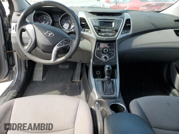 2016 Hyundai Elantra SE with VIN 5NPDH4AE1GH778977, listed as a Copart auction lot 47288054 with 51,064 mi miles and Salvage Title. Bid and sale history available at DreamBid. Image 8.