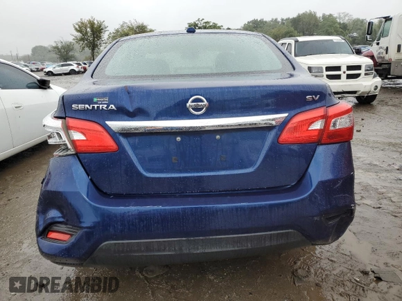 2018 Nissan Sentra SV with VIN 3N1AB7AP4JL643980, listed as a Copart auction lot 73711344 with 76,317 mi miles and Salvage Title. Bid and sale history available at DreamBid. Image 6.