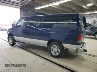 2008 Ford Econoline Passenger XL with VIN 1FMNE11L18DB43562, listed as a Copart auction lot 50723515 with 143,874 mi miles and Salvage Title. Bid and sale history available at carsss.com. Image 2.