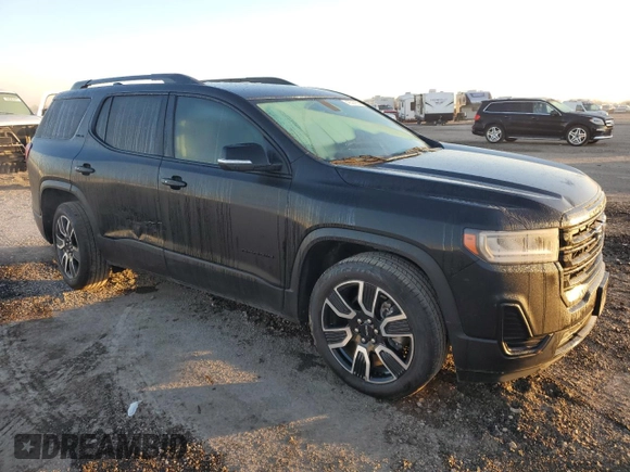 2021 GMC Acadia SLE with VIN 1GKKNKLAXMZ210430, listed as a Copart auction lot 48597855 with 47,711 mi miles and Salvage Title. Bid and sale history available at DreamBid. Image 4.