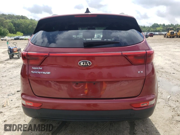 2017 Kia Sportage EX with VIN KNDPN3AC8H7093041, listed as a Copart auction lot 56724795 with 153,745 mi miles and Salvage title. Bid and sale history available at DreamBid. Image 6.