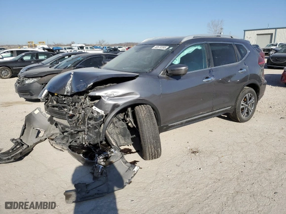 2017 Nissan Rogue SL with VIN 5N1AT2MV7HC882979, listed as a Copart auction lot 48570395 with 116,444 mi miles and Salvage Title. Bid and sale history available at carsss.com. Image 1.