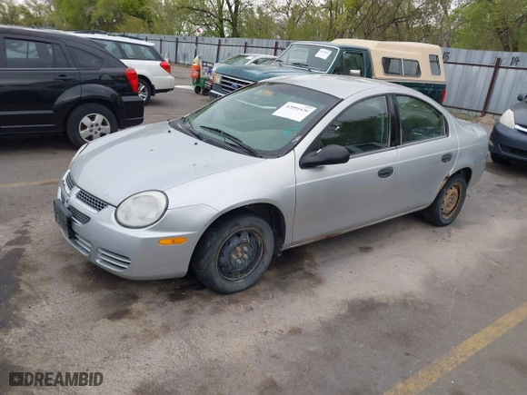 2005 Dodge Neon SE with VIN 1B3ES26C75D235588, listed as a IAAI auction lot 42094426 with 170,308 mi miles. Bid and sale history available at carsss.com. Image 2.