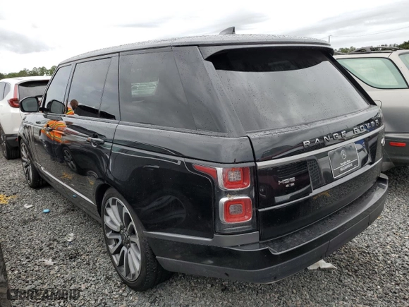 2021 Land Rover Range Rover with VIN SALGS5SE6MA440585, listed as a Copart auction lot 74560844 with 0 mi miles and Non Repairable. Bid and sale history available at carsss.com. Image 2.