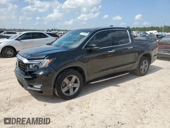 2022 Honda Ridgeline RTL-E z VIN 5FPYK3F7XNB002065, wystawiony jako Copart lot #62134335 z przebiegiem 73 934 mil mil oraz Szkoda całkowita • Salvage title. Historia ofert i sprzedaży dostępna na DreamBid. Obrazek 1.
