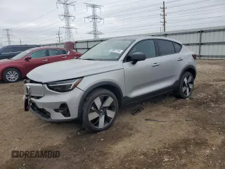 2023 Volvo C40 Recharge Pure Electric Ultimate with VIN YV4ED3GM6P2053530, listed as a Copart auction lot 83697154 with 20,068 mi miles and Salvage Title. Bid and sale history available at carsss.com. Image 1.