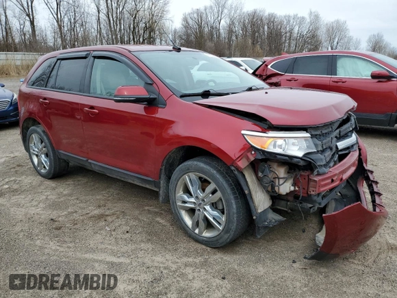 2013 Ford Edge SEL with VIN 2FMDK3JC2DBC77786, listed as a Copart auction lot 51224285 with 128,813 mi miles and Clean Title. Bid and sale history available at carsss.com. Image 4.