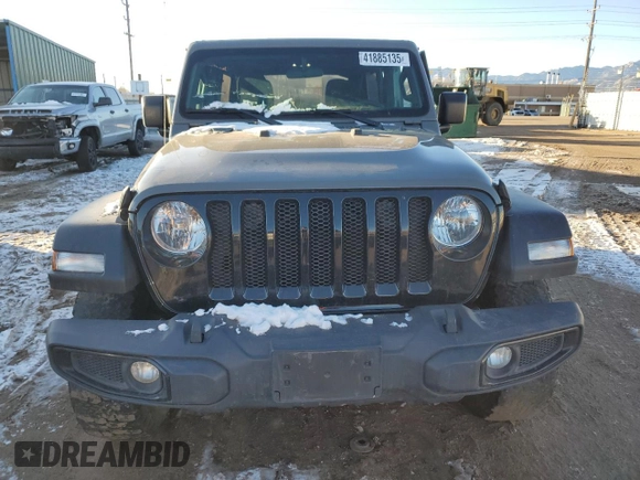 2022 Jeep Wrangler Unlimited Willys Sport with VIN 1C4HJXDN6NW142016, listed as a Copart auction lot 41885135 with 54,638 mi miles and Salvage Title. Bid and sale history available at DreamBid. Image 5.