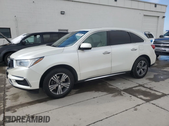 2017 Acura MDX with VIN 5FRYD4H33HB031204, listed as a Copart auction lot 46190335 with 115,775 mi miles and Salvage Title. Bid and sale history available at carsss.com. Image 1.