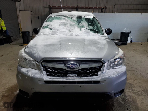 2015 Subaru Forester 2.5i with VIN JF2SJAACXFH577005, listed as a Copart auction lot 48201555 with 126,375 mi miles and Non Repairable. Bid and sale history available at carsss.com. Image 5.