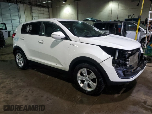 2012 Kia Sportage LX with VIN KNDPBCA23C7315509, listed as a Copart auction lot 46448035 with 203,127 mi miles and Clean Title. Bid and sale history available at DreamBid. Image 4.