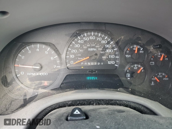 2007 Chevrolet TrailBlazer LS with VIN 1GNDT13S772221905, listed as a Copart auction lot 47778175 with 189,854 mi miles and Clean Title. Bid and sale history available at DreamBid. Image 9.