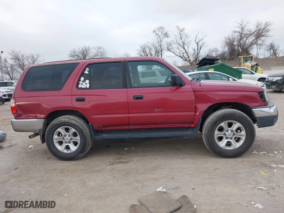 2000 Toyota 4Runner with VIN JT3GM84R5Y0062150, listed as a IAAI auction lot 41281527 with 204,705 mi miles. Bid and sale history available at carsss.com. Image 13.