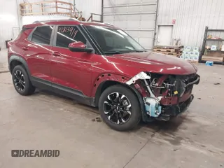 2022 Chevrolet TrailBlazer LT with VIN KL79MRSL9NB093262, listed as a IAAI auction lot 41813919 with 55,467 mi miles. Bid and sale history available at carsss.com. Image 1.