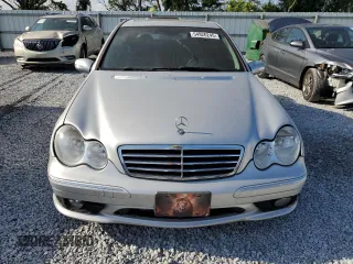 2007 Mercedes-Benz C 230 Sport with VIN WDBRF52H87A936814, listed as a Copart auction lot 54926245 with 141,310 mi miles and Salvage Title. Bid and sale history available at DreamBid. Image 5.