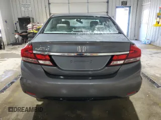 2013 Honda Civic EX with VIN 19XFB2F80DE080622, listed as a Copart auction lot 47538505 with Not Provided miles and Salvage Title. Bid and sale history available at DreamBid. Image 6.