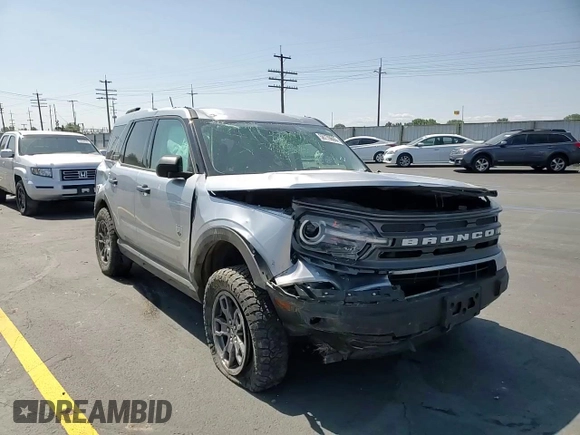 2021 Ford Bronco Sport Big Bend with VIN 3FMCR9B6XMRA99517, listed as a Copart auction lot 58778665 with 29,064 mi miles and Salvage title. Bid and sale history available at DreamBid. Image 14.