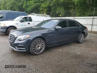 2015 Mercedes-Benz S 550 with VIN WDDUG8CB0FA101475, listed as a Copart auction lot 60851735 with 130,830 mi miles and Salvage title. Bid and sale history available at DreamBid. Image 1.