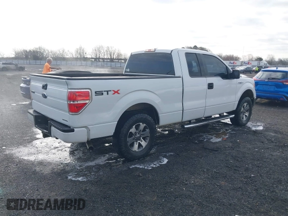 2013 Ford F-150 XL with VIN 1FTFX1CF5DKE26417, listed as a IAAI auction lot 41771173 with 198,632 mi miles. Bid and sale history available at carsss.com. Image 4.