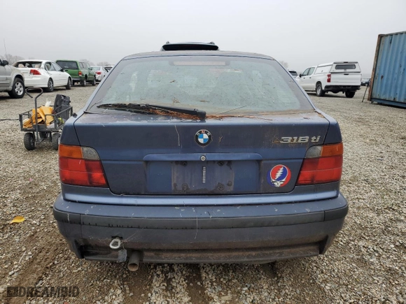 1997 BMW 3-Series 318TI with VIN WBACG732XVAS98280, listed as a Copart auction lot 85344444 with 0 mi miles and Clean Title. Bid and sale history available at carsss.com. Image 6.