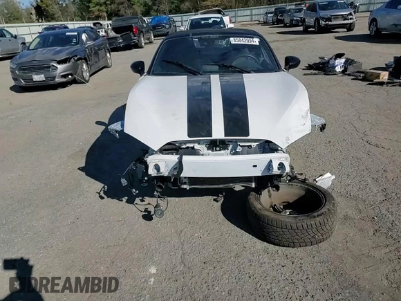 2021 Mazda MX-5 Miata Sport with VIN JM1NDAB79M0453940, listed as a Copart auction lot 85842094 with 29,159 mi miles and Salvage title. Bid and sale history available at DreamBid. Image 12.