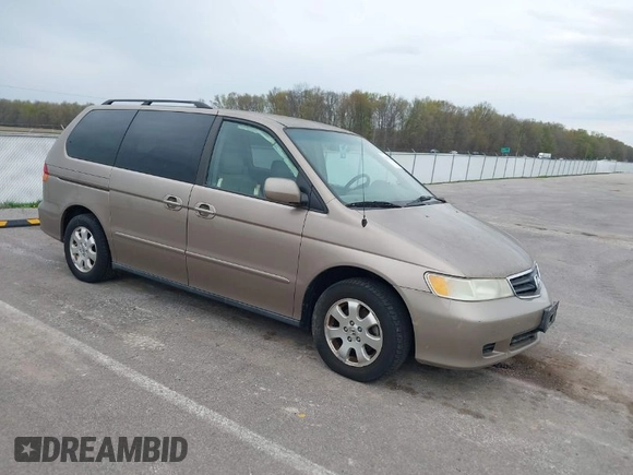 2004 Honda Odyssey EX-L with VIN 5FNRL18744B034830, listed as a IAAI auction lot 42052008 with 182,178 mi miles and . Bid and sale history available at DreamBid. Image 1.