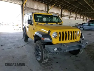 2018 Jeep Wrangler Unlimited Sport z VIN 1C4HJXDG9JW291015, wystawiony jako Copart lot #46114545 z przebiegiem 81 288 mil mil oraz Szkoda całkowita • Salvage title. Historia ofert i sprzedaży dostępna na DreamBid. Obrazek 12.