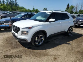 2021 Hyundai Venue SEL with VIN KMHRC8A32MU101850, listed as a Copart auction lot 62074415 with 111,114 mi miles and Salvage title. Bid and sale history available at DreamBid. Image 1.