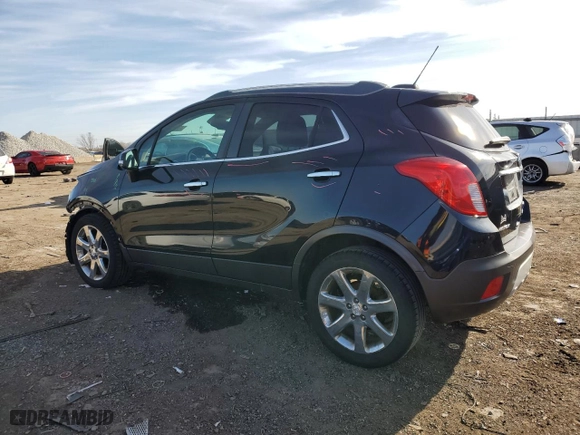 2016 Buick Encore Leather with VIN KL4CJCSB1GB587571, listed as a Copart auction lot 43943875 with 149,424 mi miles and Salvage Title. Bid and sale history available at carsss.com. Image 2.