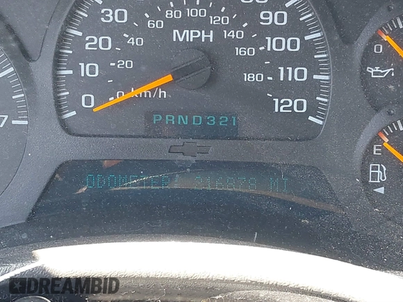 2002 Chevrolet TrailBlazer LTZ with VIN 1GNDT13S222183007, listed as a IAAI auction lot 41786630 with 216,878 mi miles and . Bid and sale history available at DreamBid. Image 7.