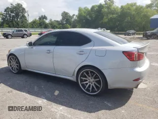 2011 Lexus IS 250 with VIN JTHBF5C24B5146844, listed as a Copart auction lot 62101595 with 161,483 mi miles and Salvage title. Bid and sale history available at DreamBid. Image 2.