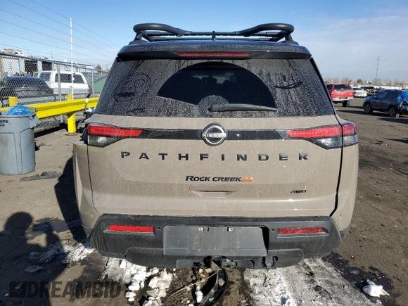 2023 Nissan Pathfinder Rock Creek with VIN 5N1DR3BD5PC233451, listed as a Copart auction lot 88786915 with 48,868 mi miles and Salvage title. Bid and sale history available at DreamBid. Image 6.