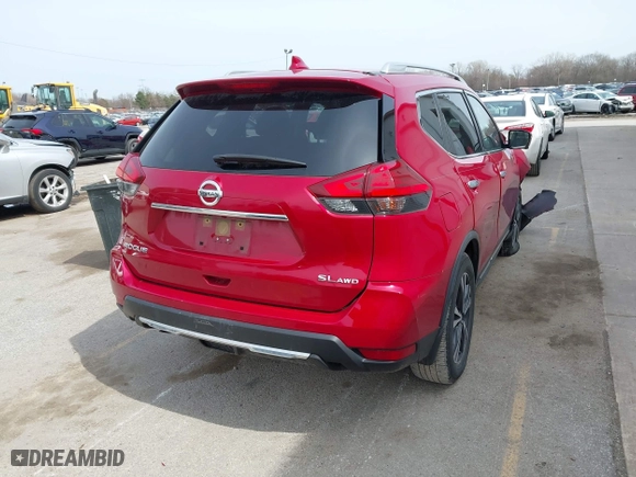 2017 Nissan Rogue SL with VIN JN8AT2MV5HW263238, listed as a IAAI auction lot 41931806 with 46,008 mi miles. Bid and sale history available at carsss.com. Image 4.
