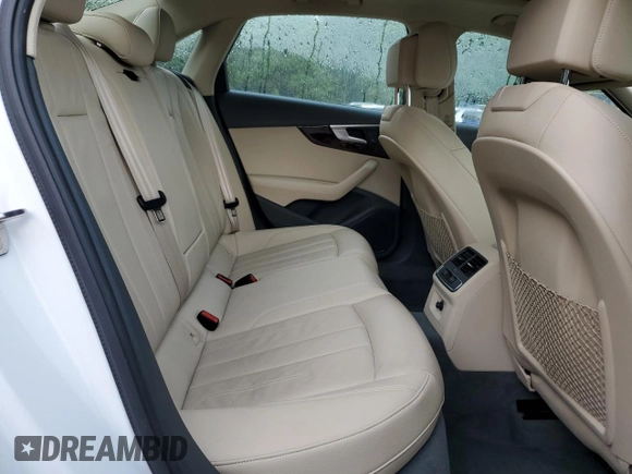 2019 Audi A4 Premium with VIN WAUDNAF43KN013847, listed as a Copart auction lot 59956405 with 54,786 mi miles and Salvage title. Bid and sale history available at DreamBid. Image 10.